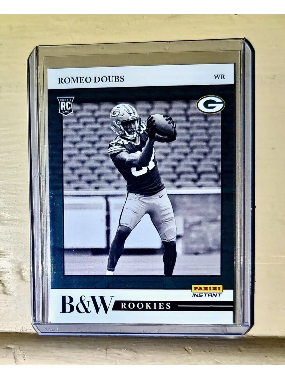 Romeo Doubs 2022 Panini NFL Black & White Rookies #38 Football Card 1 of 649